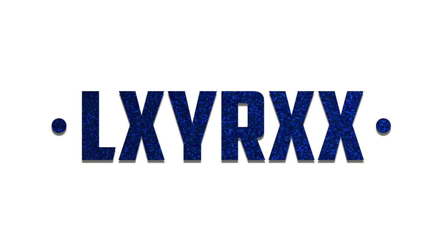 LXYRXX BIG GLITTER - Sticker (27cm)