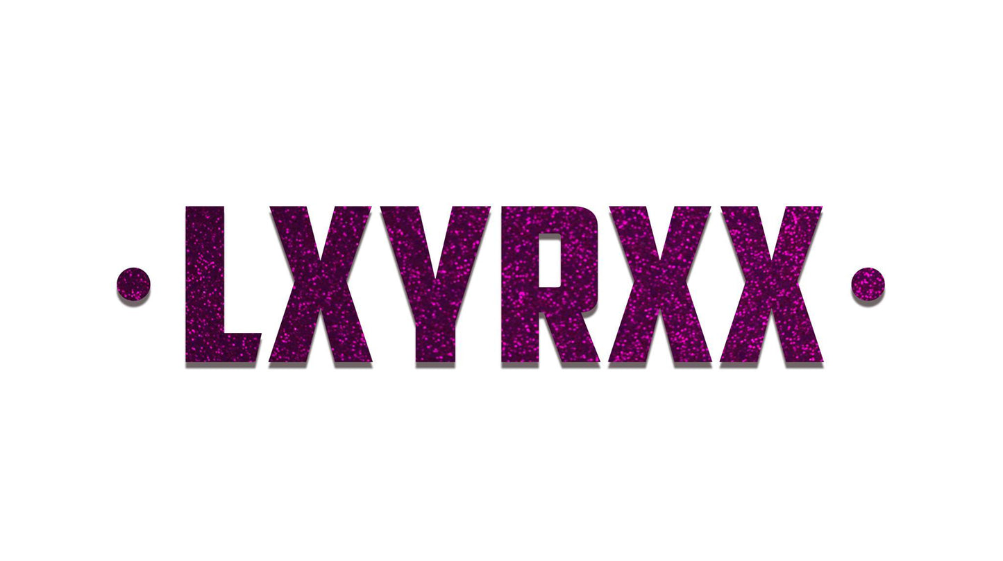 LXYRXX SMALL GLITTER - Sticker (19cm)