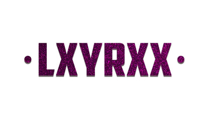 LXYRXX SMALL GLITTER - Sticker (19cm)